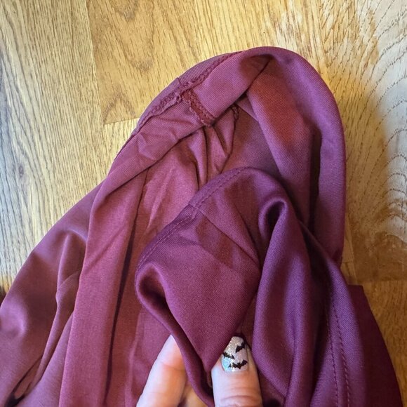 Mikey & Joey Sleeveless Dress Wine Burgundy Size Medium - Picture 4 of 7